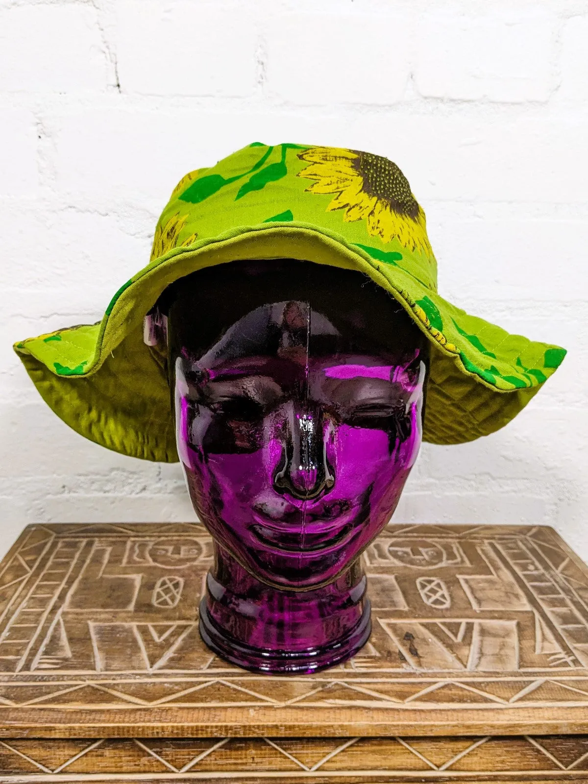 Cotton Sunflower Bucket Hat