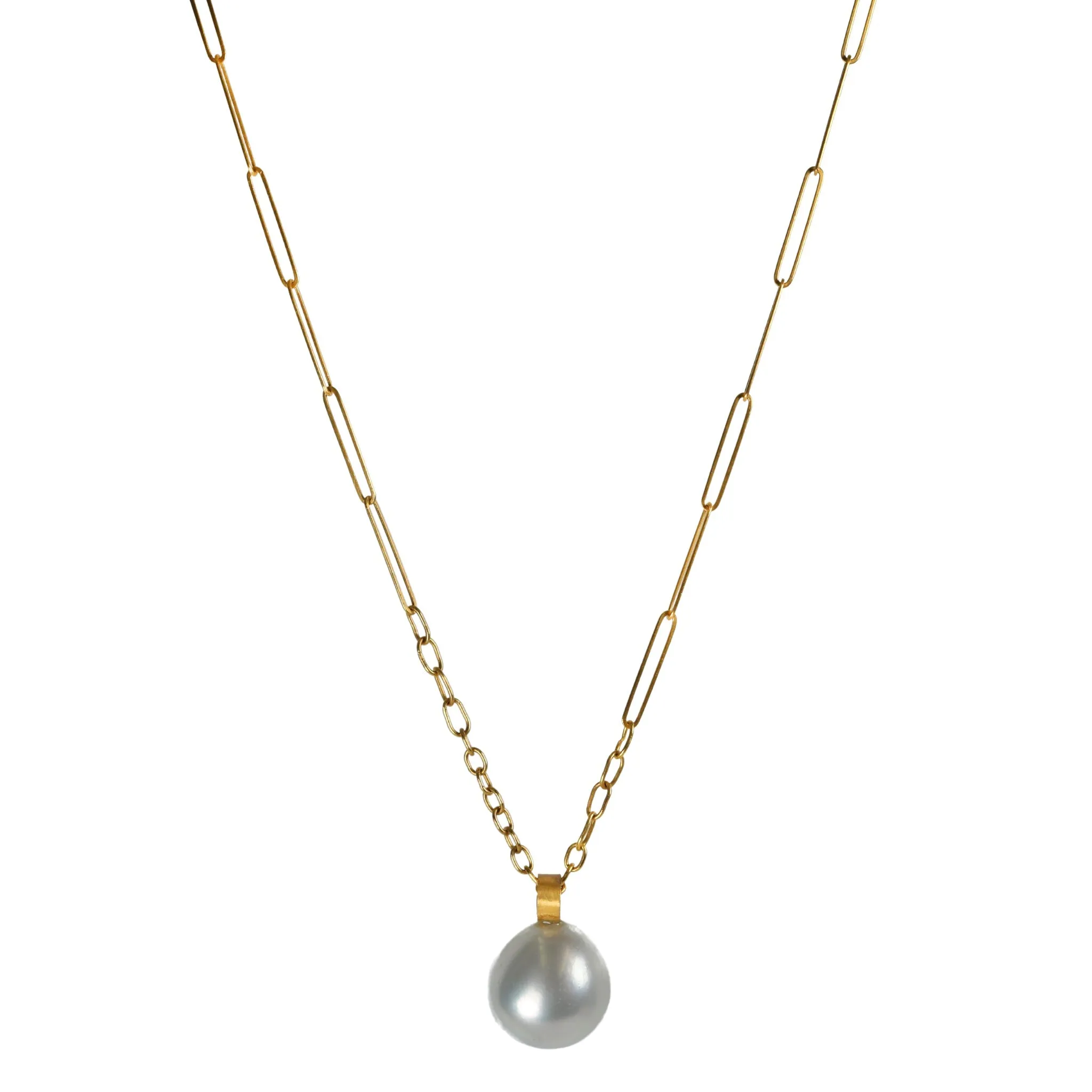 Cream Baroque Pearl Pendant