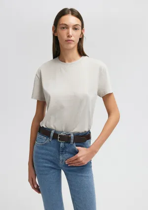 Crew Neck Grey Basic T-Shirt