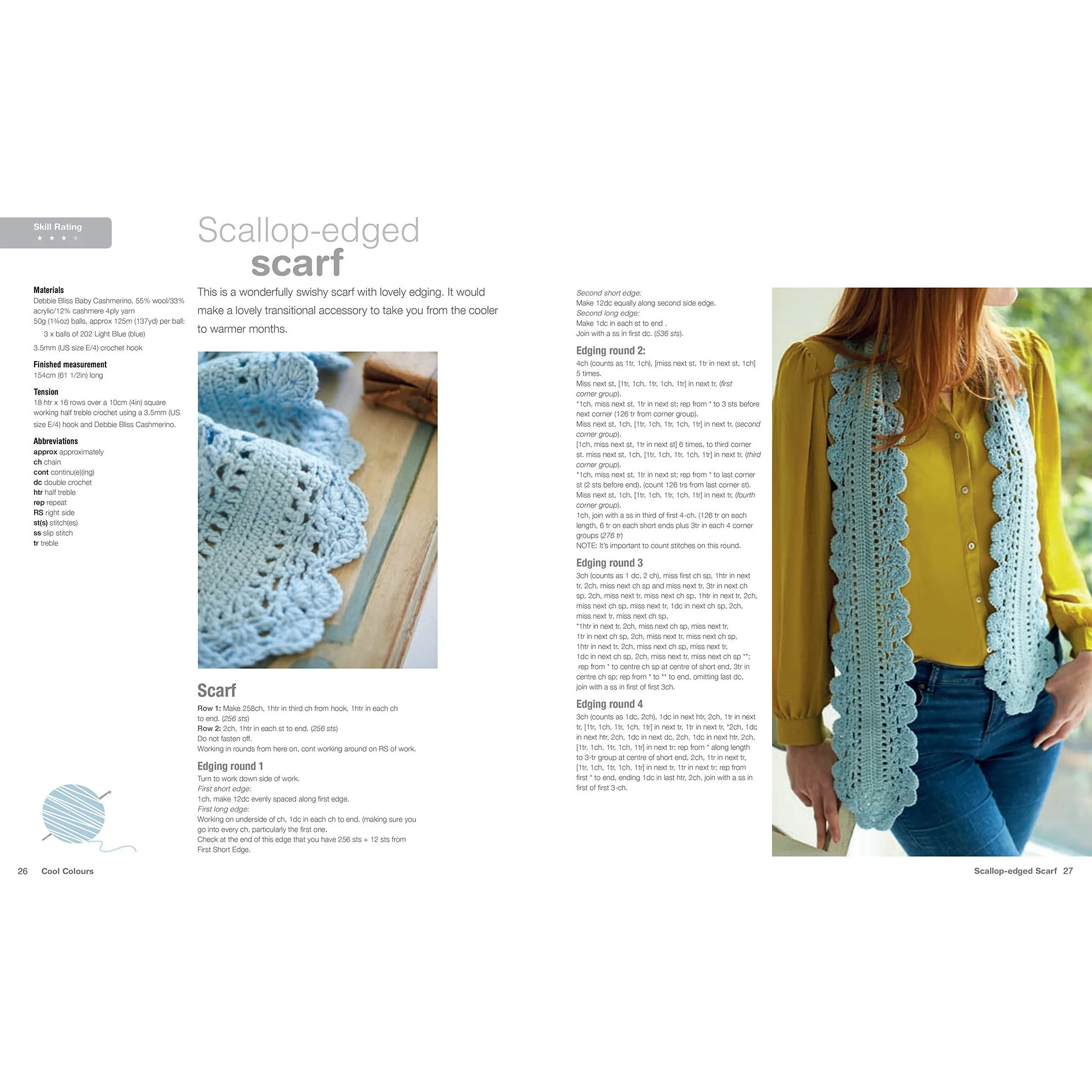 Crocheted Scarves and Cowls: 35 colourful and contemporary crochet patterns