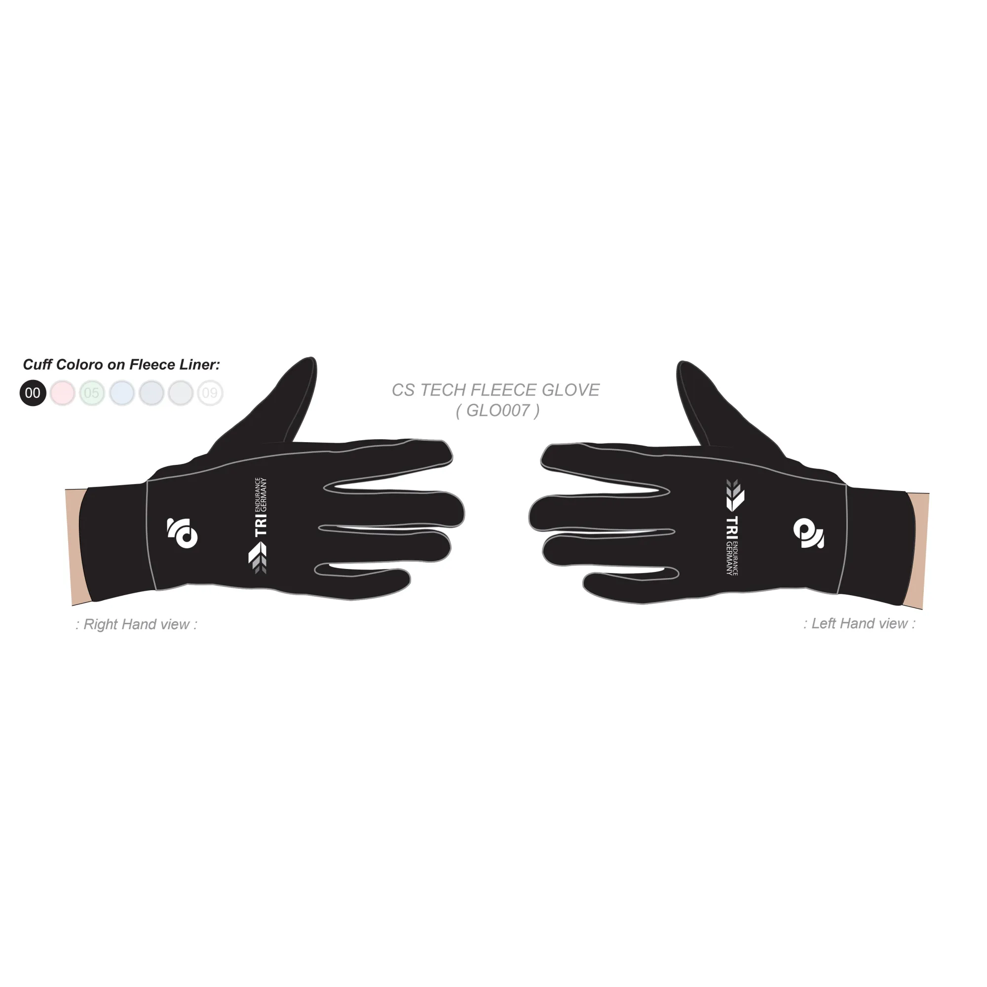 CS TechFleece Glove / Gloves Fleece Liner