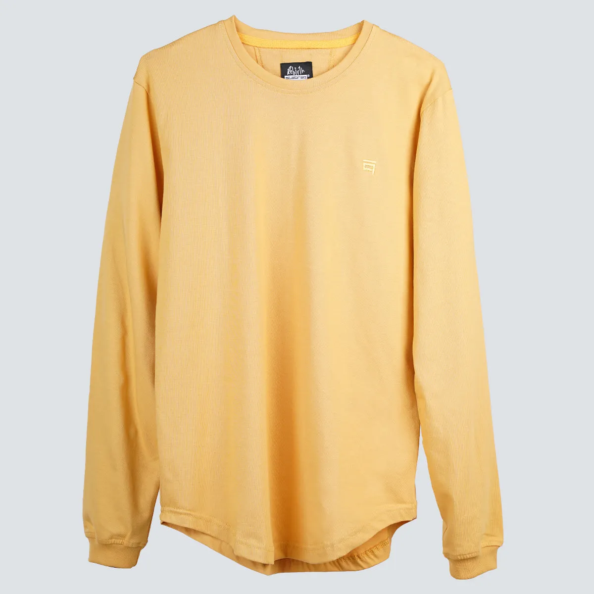 Curved Long-Sleeve with Cuffs