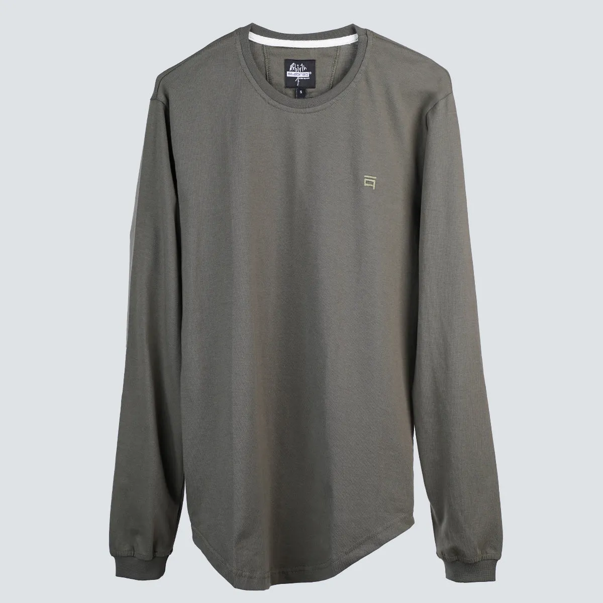 Curved Long-Sleeve with Cuffs