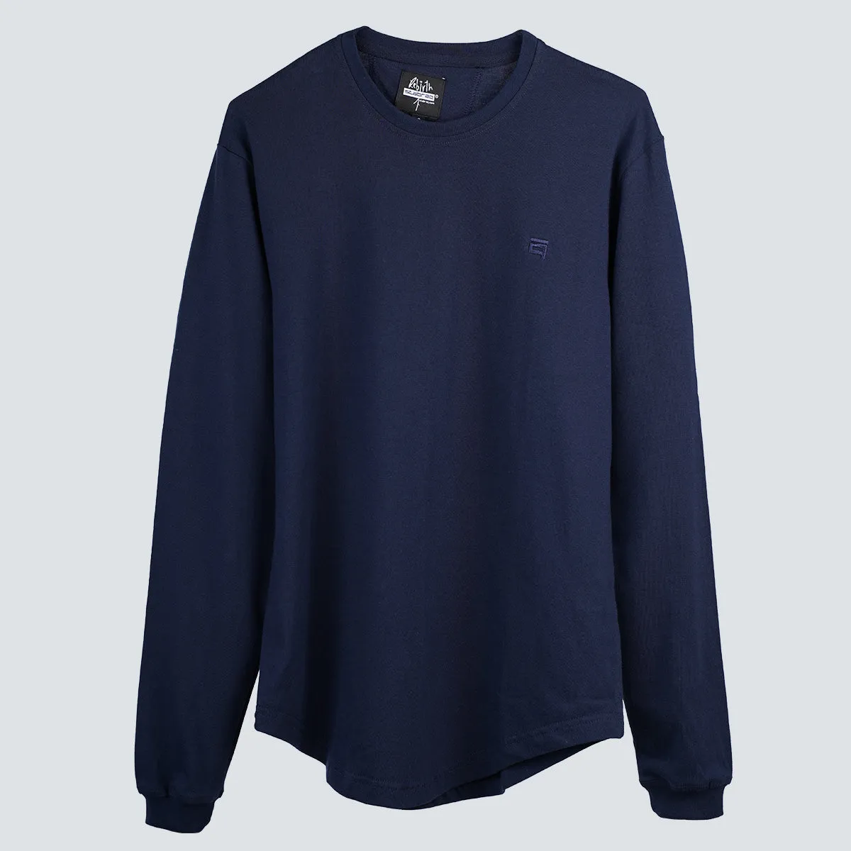 Curved Long-Sleeve with Cuffs