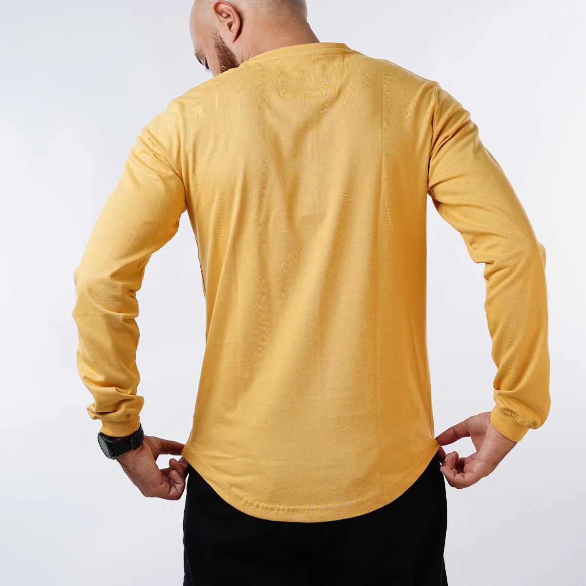 Curved Long-Sleeve with Cuffs