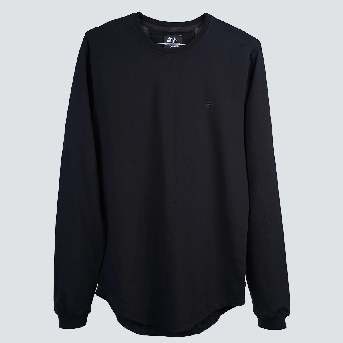 Curved Long-Sleeve with Cuffs
