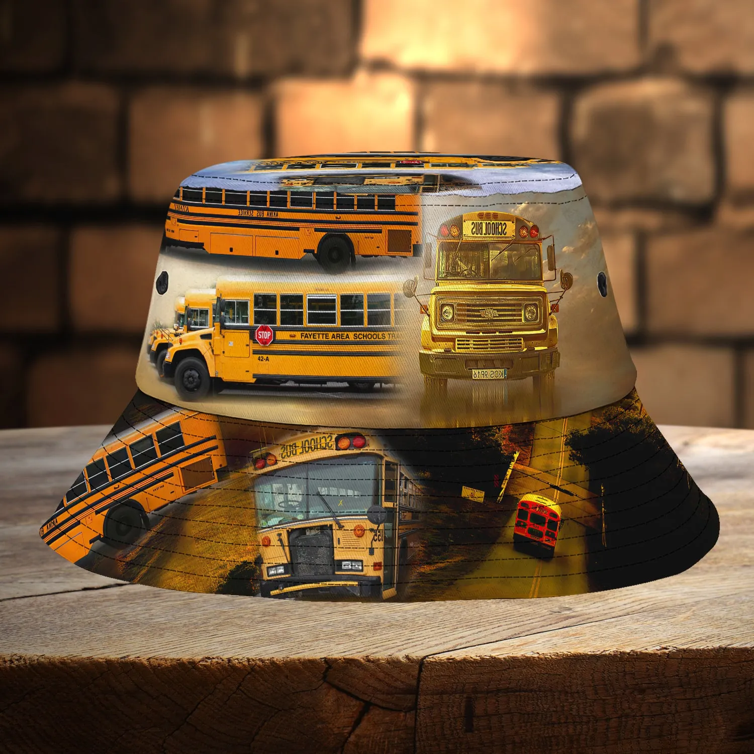 Custom Bucket Hat - Bus Driver - 7