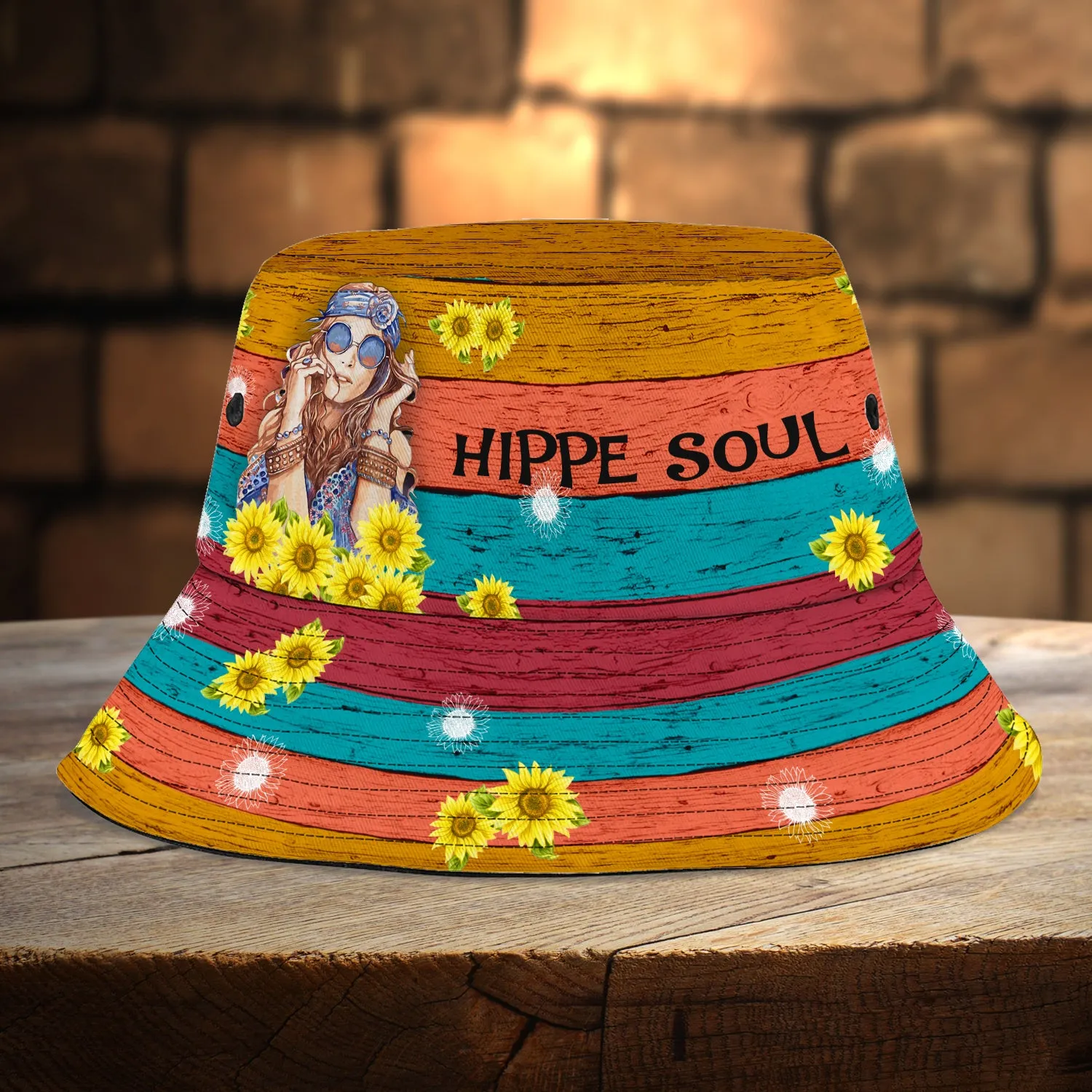 Custom Bucket Hat - Hippie 03