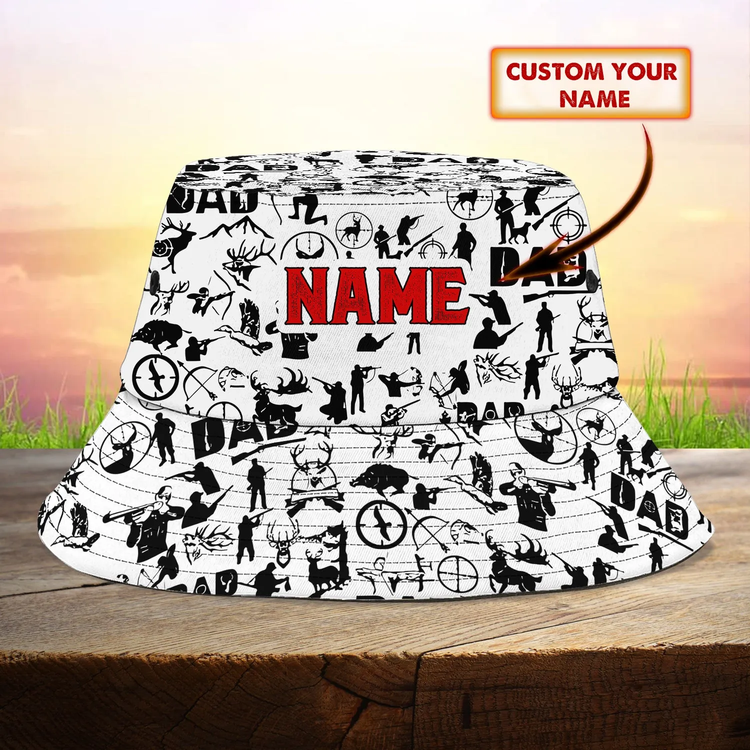 Custom Bucket Hat - Hunting - Loop - Hd98 116