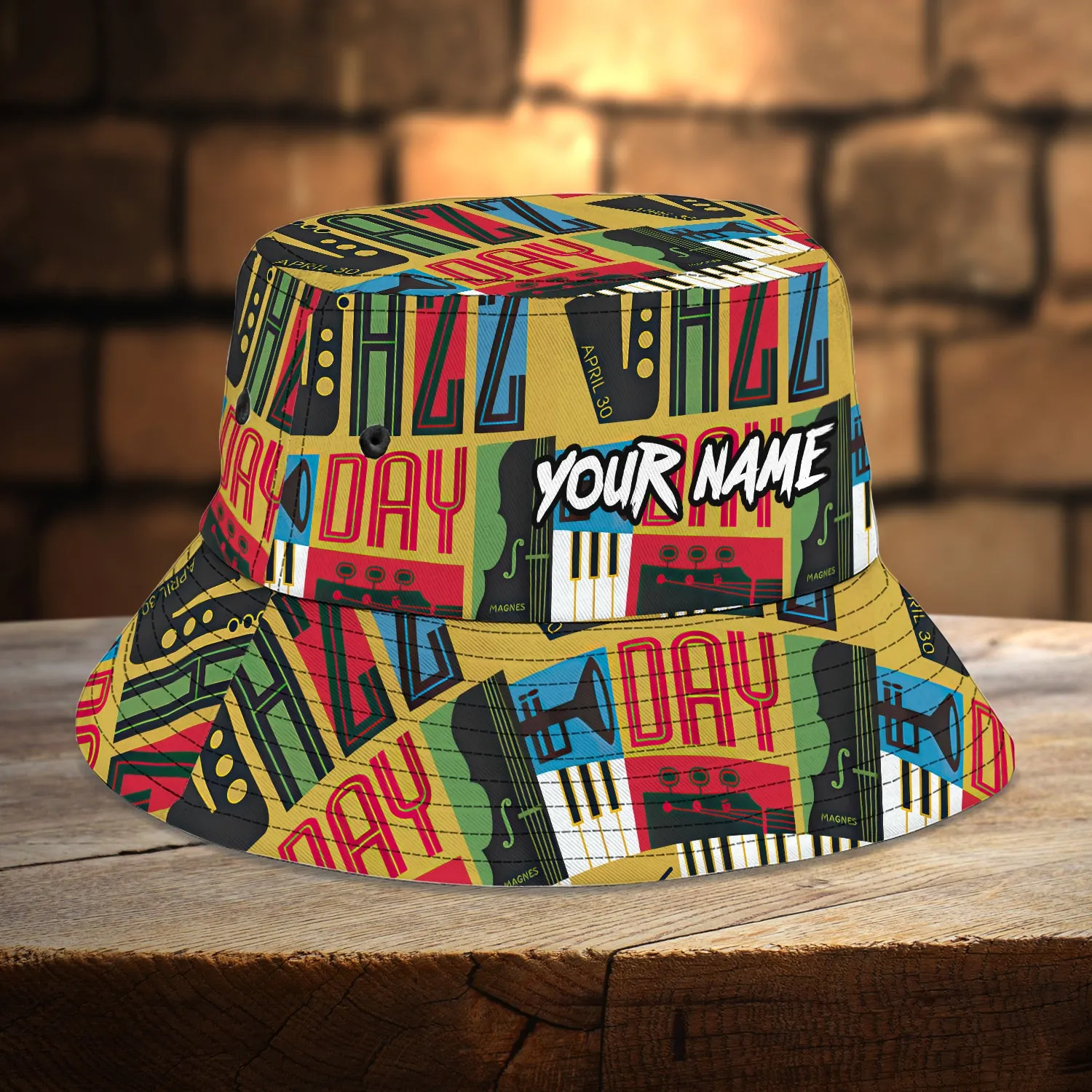 Custom Bucket Hat - Jazz- Hd98 62