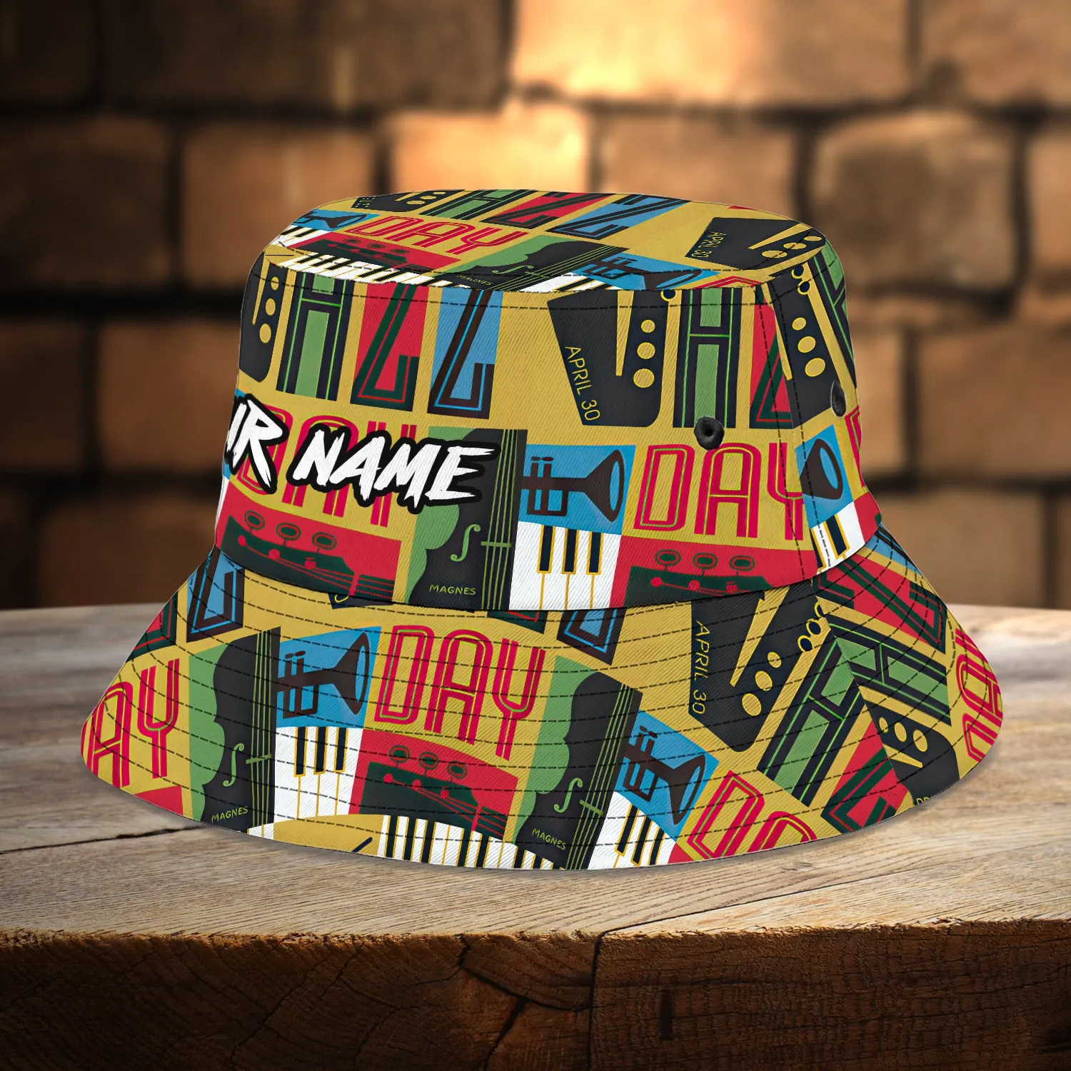 Custom Bucket Hat - Jazz- Hd98 62