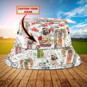 Custom Bucket Hat - Pug- Loop - Hd98 18