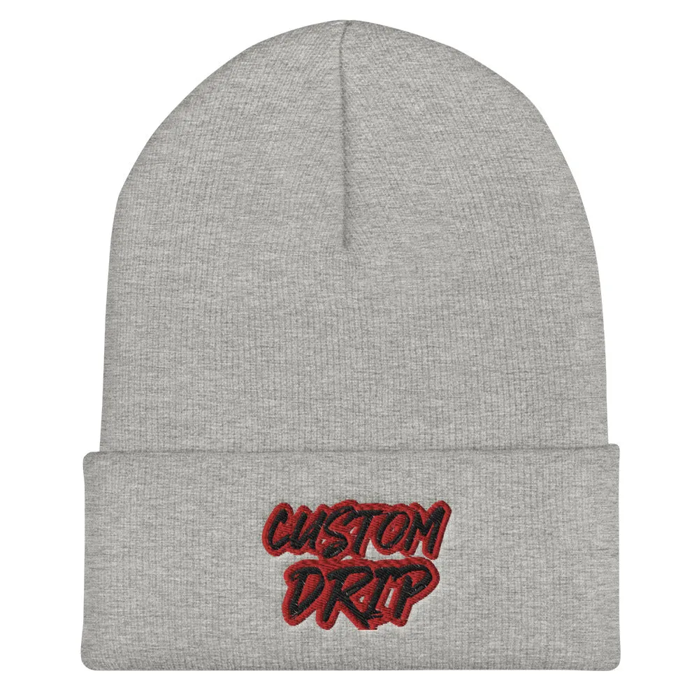 Custom Drips Cuffed Beanie