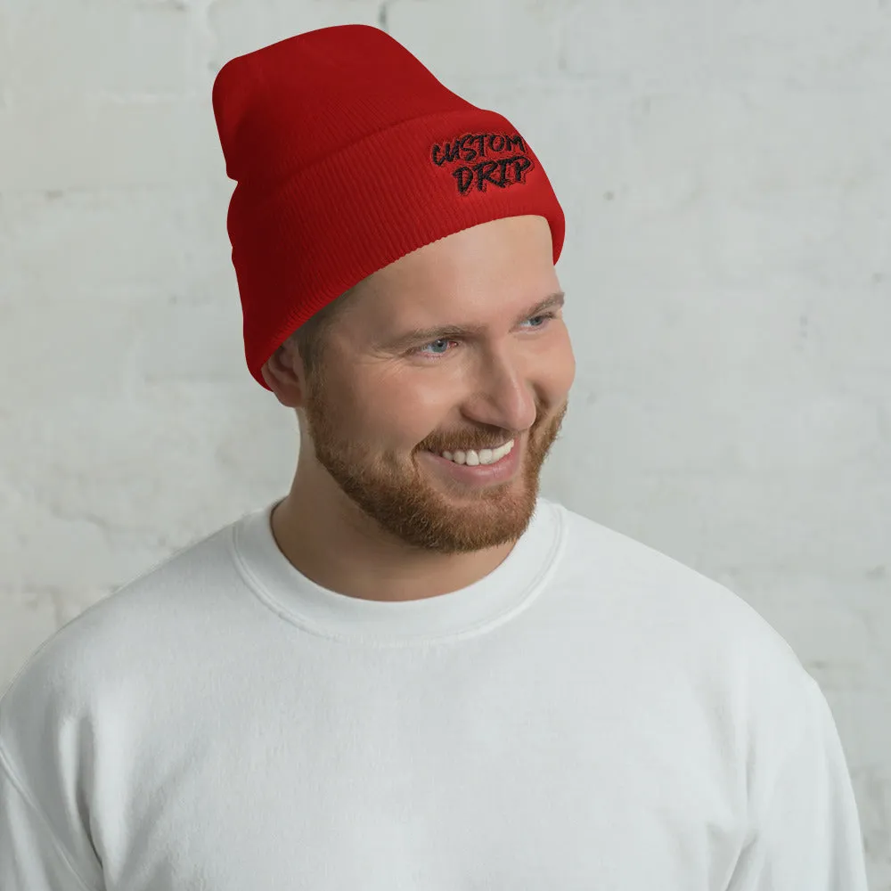 Custom Drips Cuffed Beanie