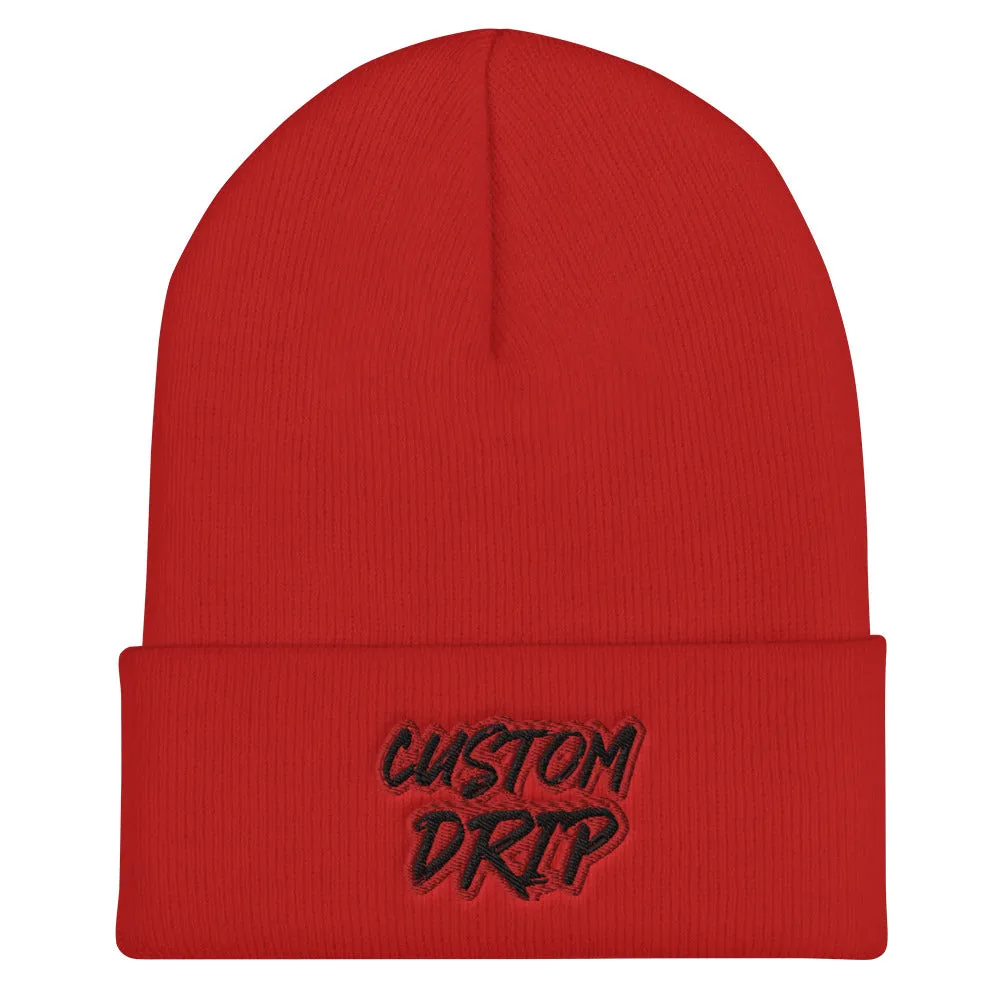 Custom Drips Cuffed Beanie