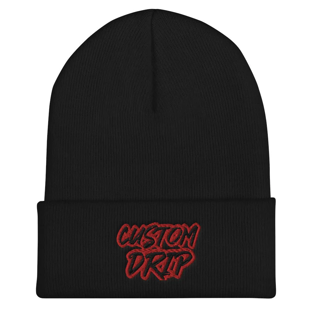Custom Drips Cuffed Beanie
