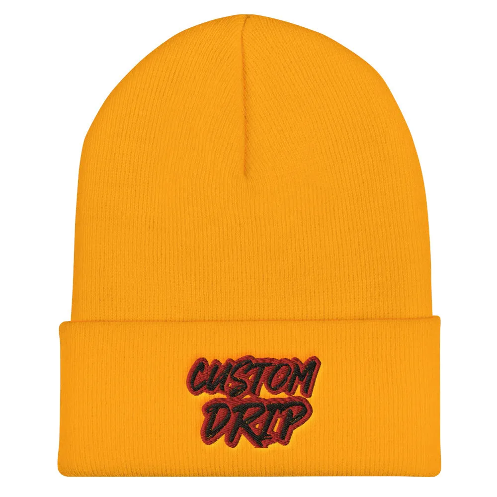 Custom Drips Cuffed Beanie