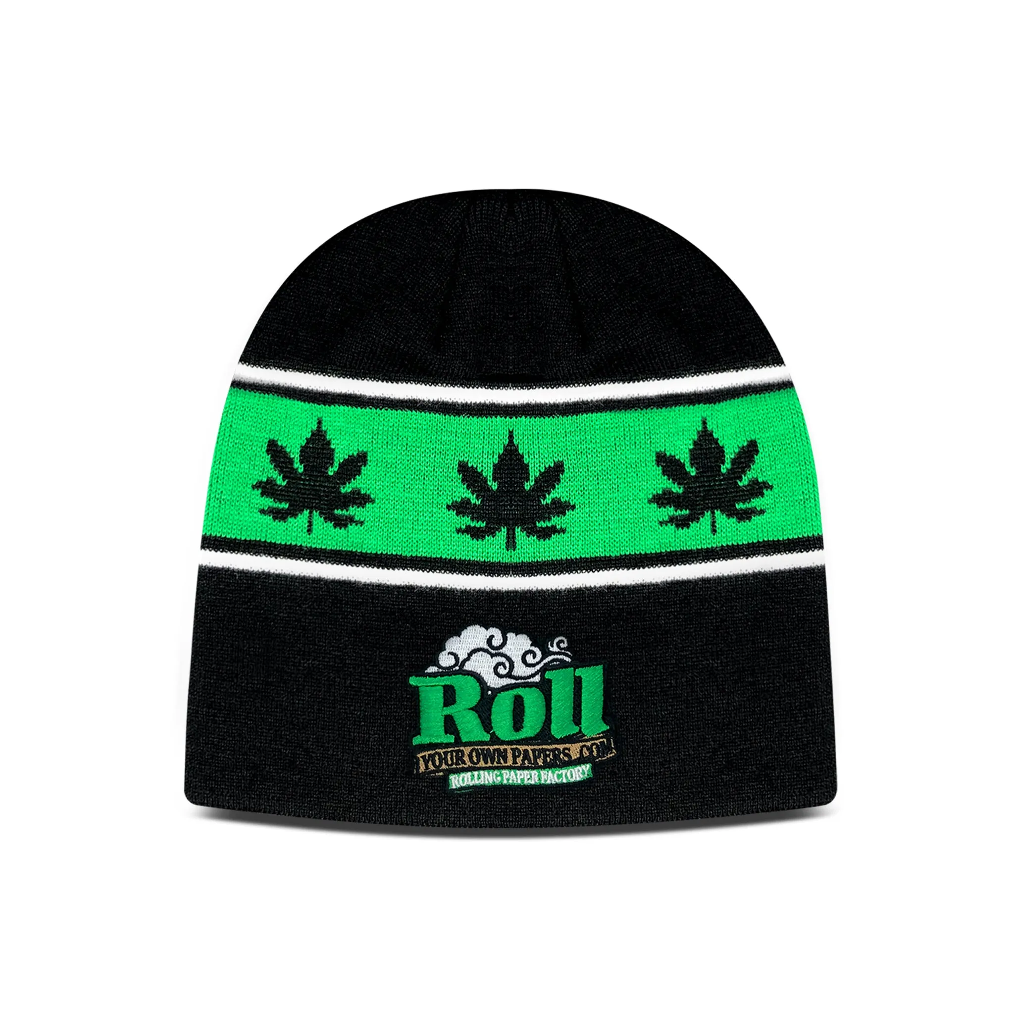 Custom Knitted Beanie (Addon Jacquard) With Embroidered Logo