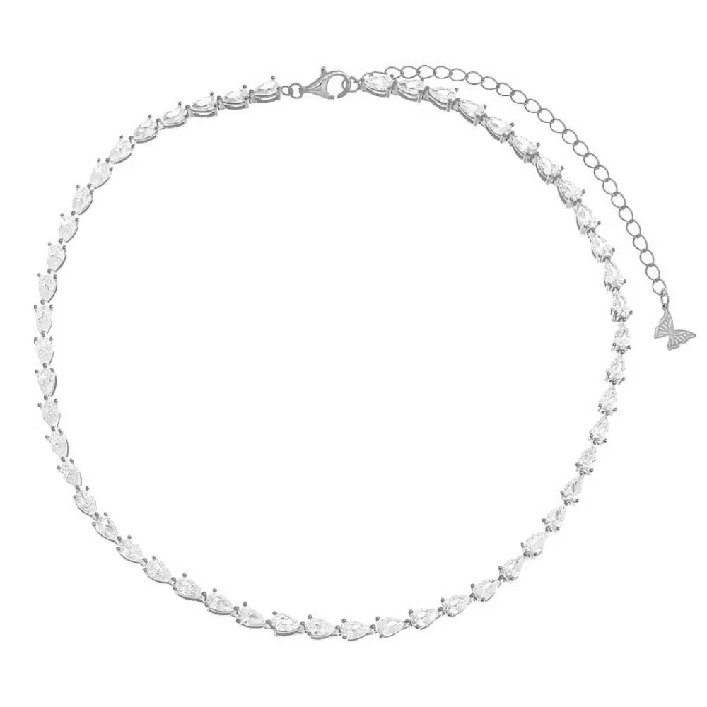 CZ Teardrop Choker