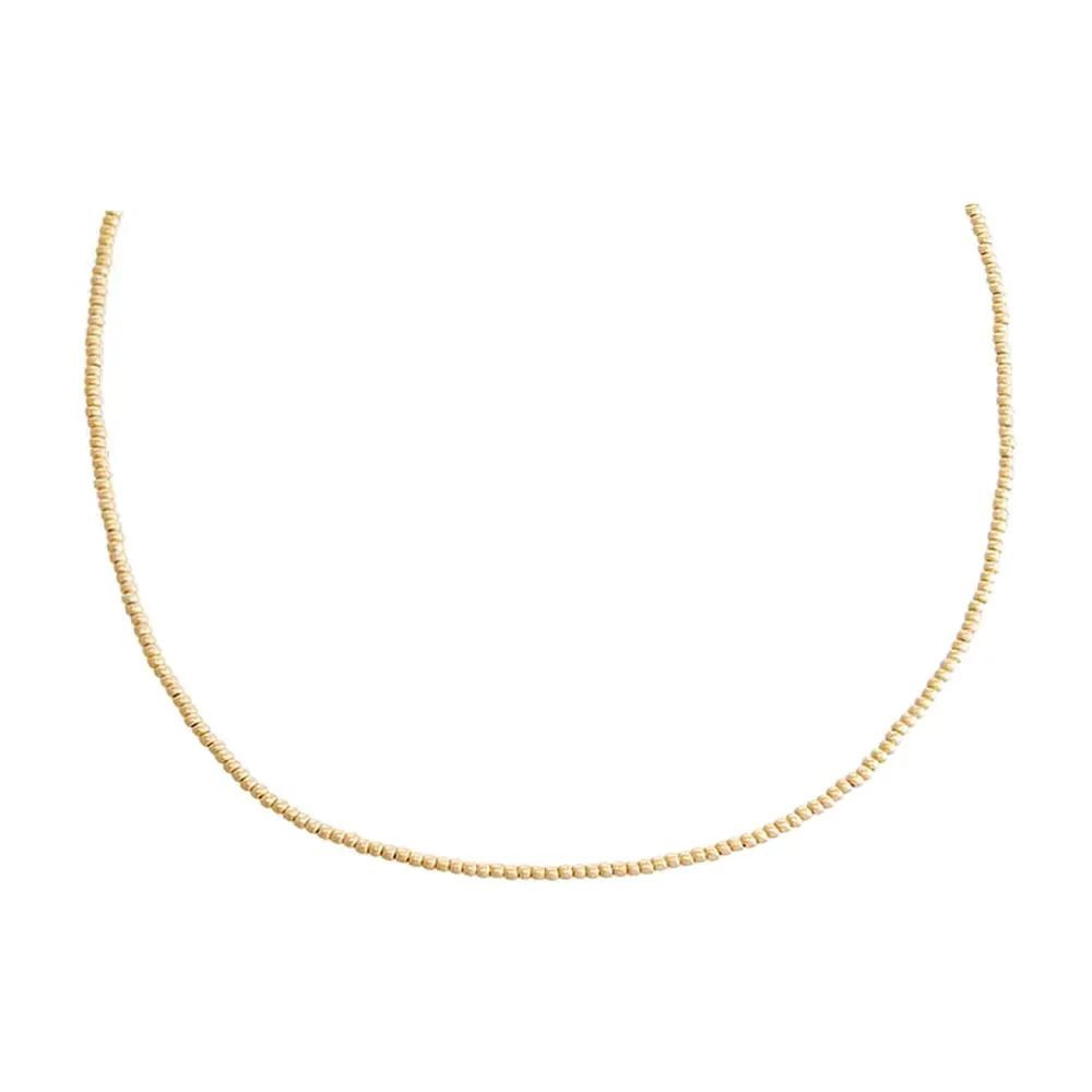 Dainty Beaded Chain Choker