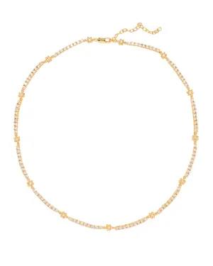 Daisy Ballier Chain Necklace- Gold