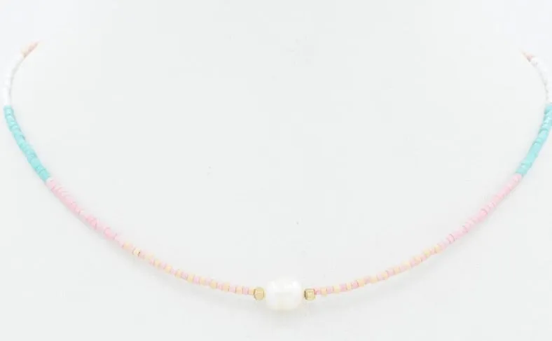 Dandy Pink Multi Necklace