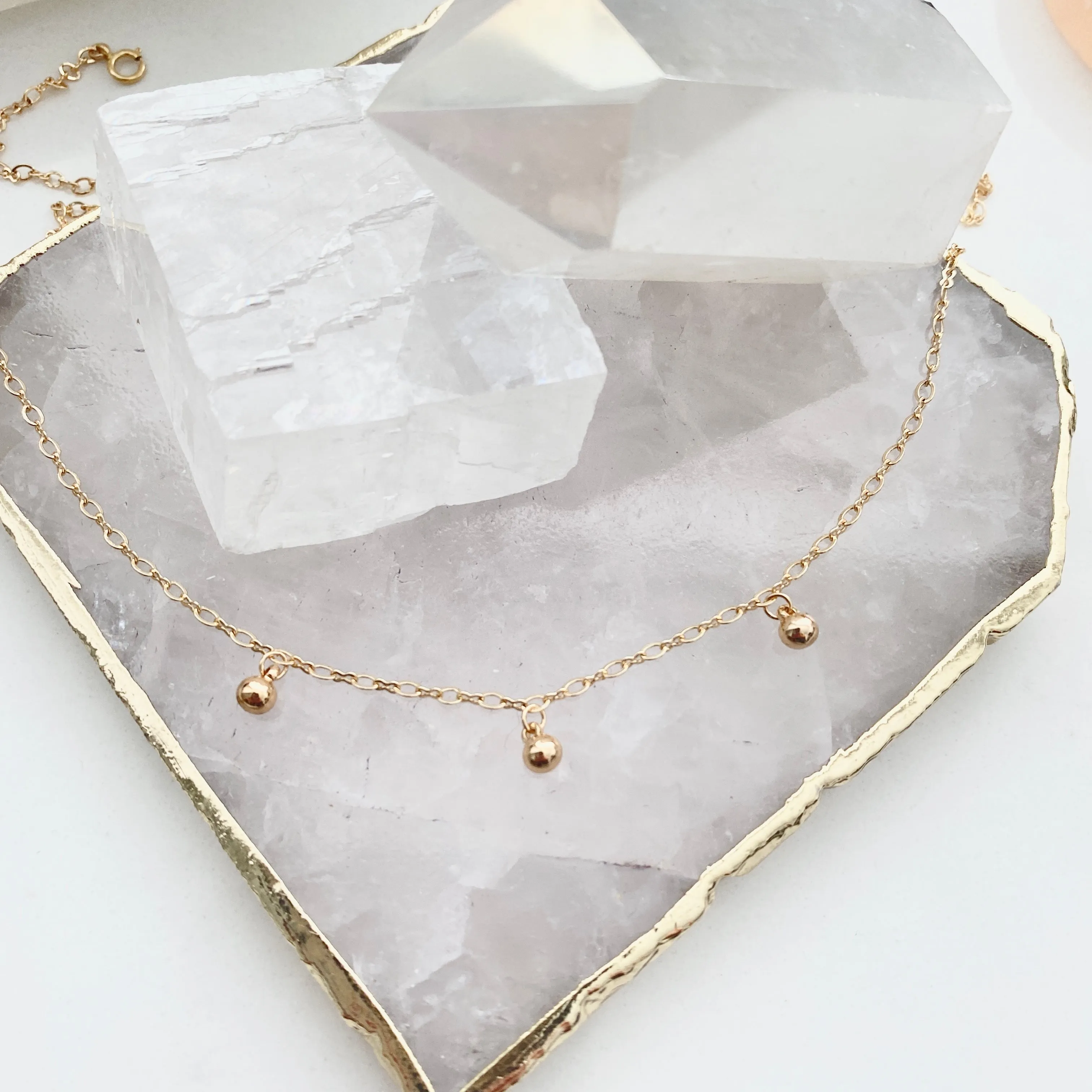 Dangly Ball Layering Necklace
