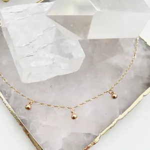 Dangly Ball Layering Necklace