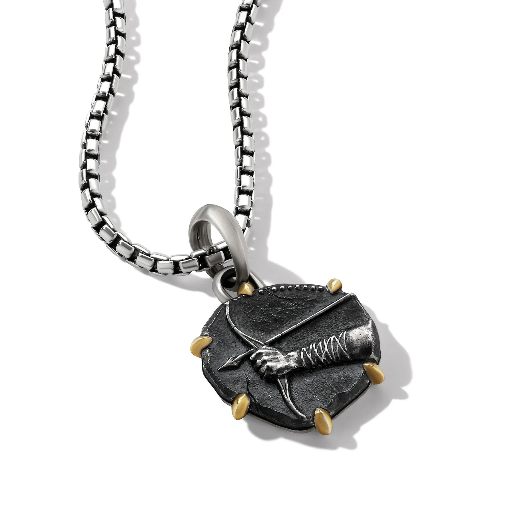 David Yurman   Necklaces & Pendant in Silver and 18-Karat Yellow Gold