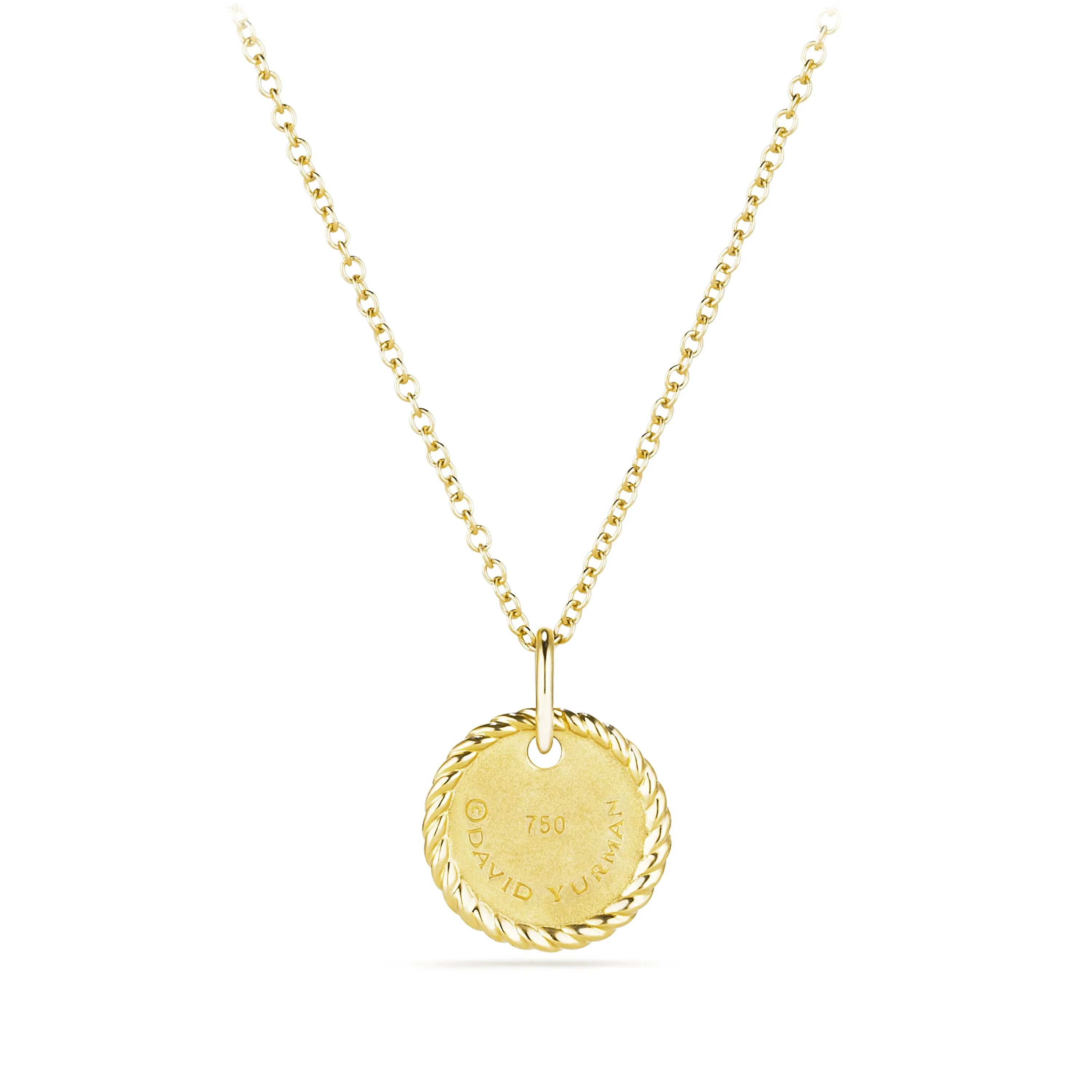 David Yurman The Cable Collectibles® Collection Necklaces & Pendant in 18-Karat Yellow Gold