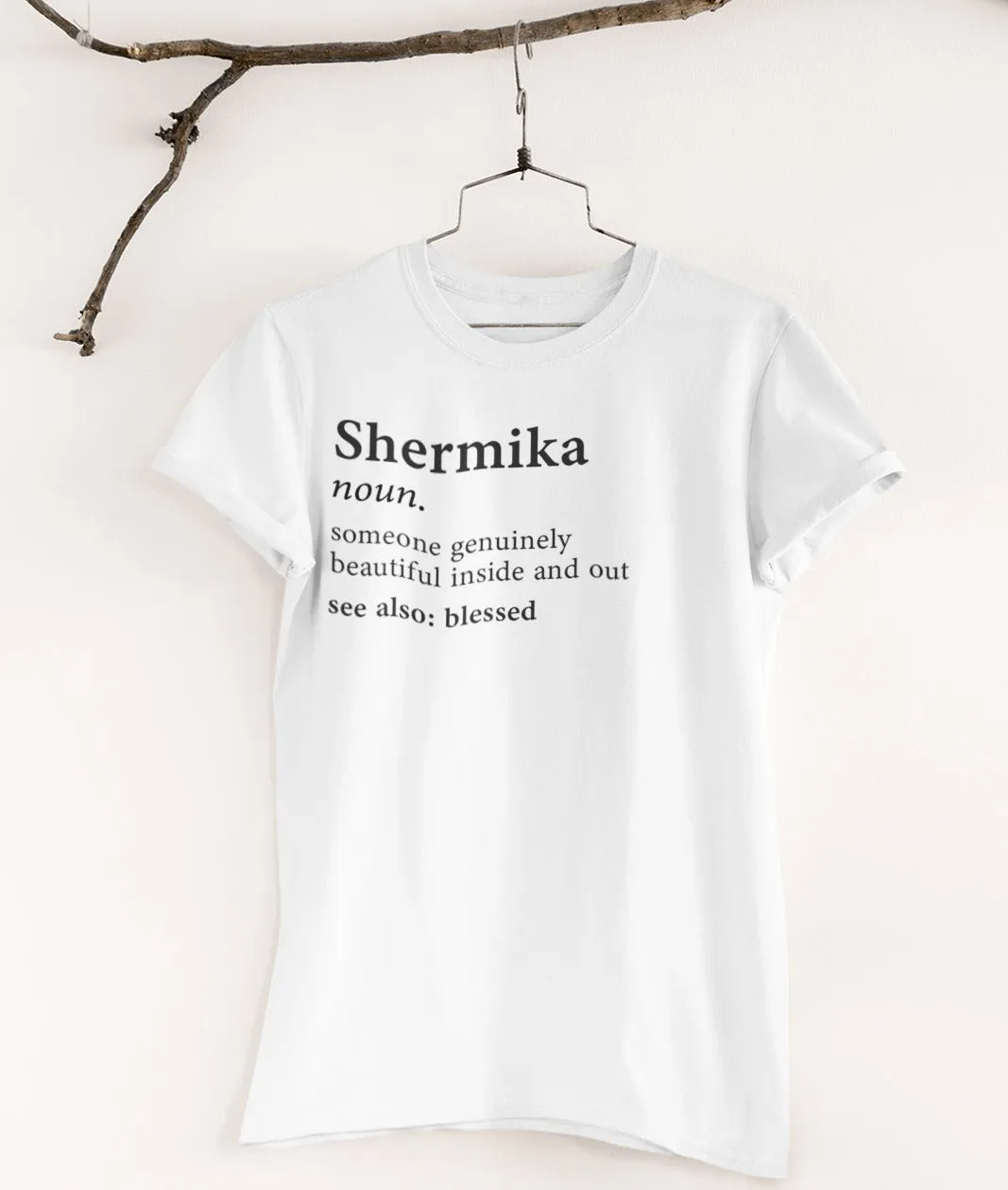Definition T-shirt with Name