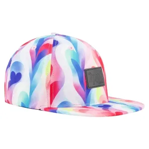 Deux par Deux - Cap Printed Rainbow Heart