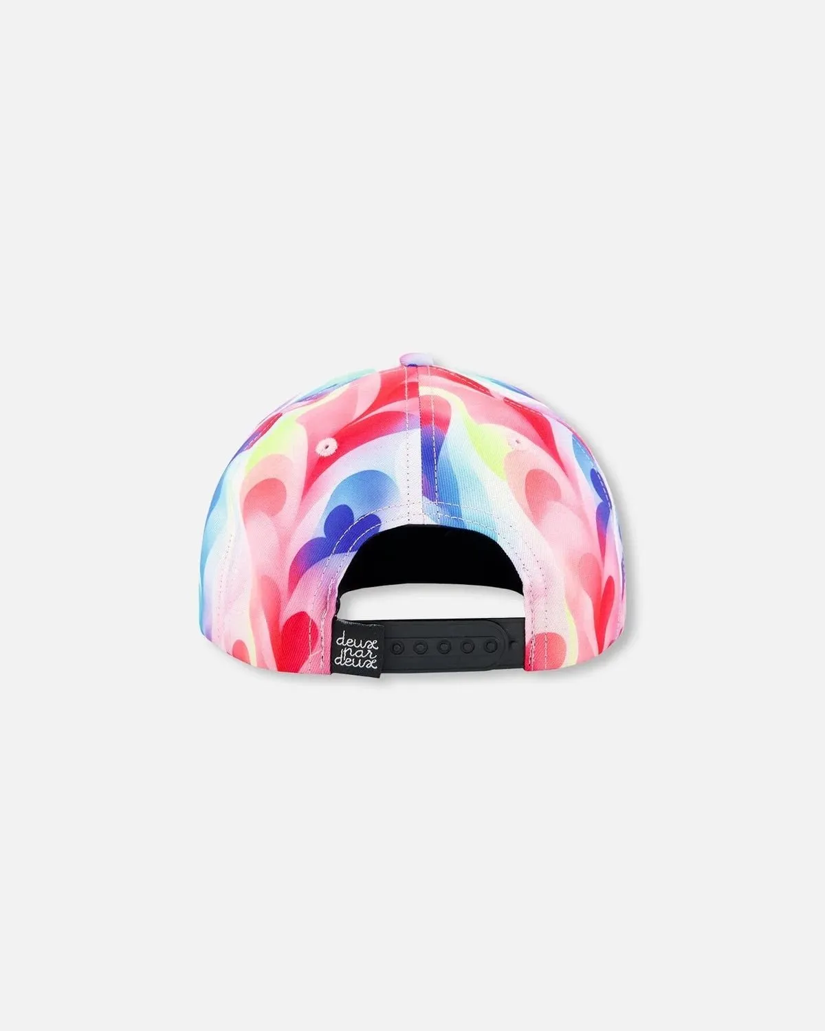 Deux par Deux - Cap Printed Rainbow Heart