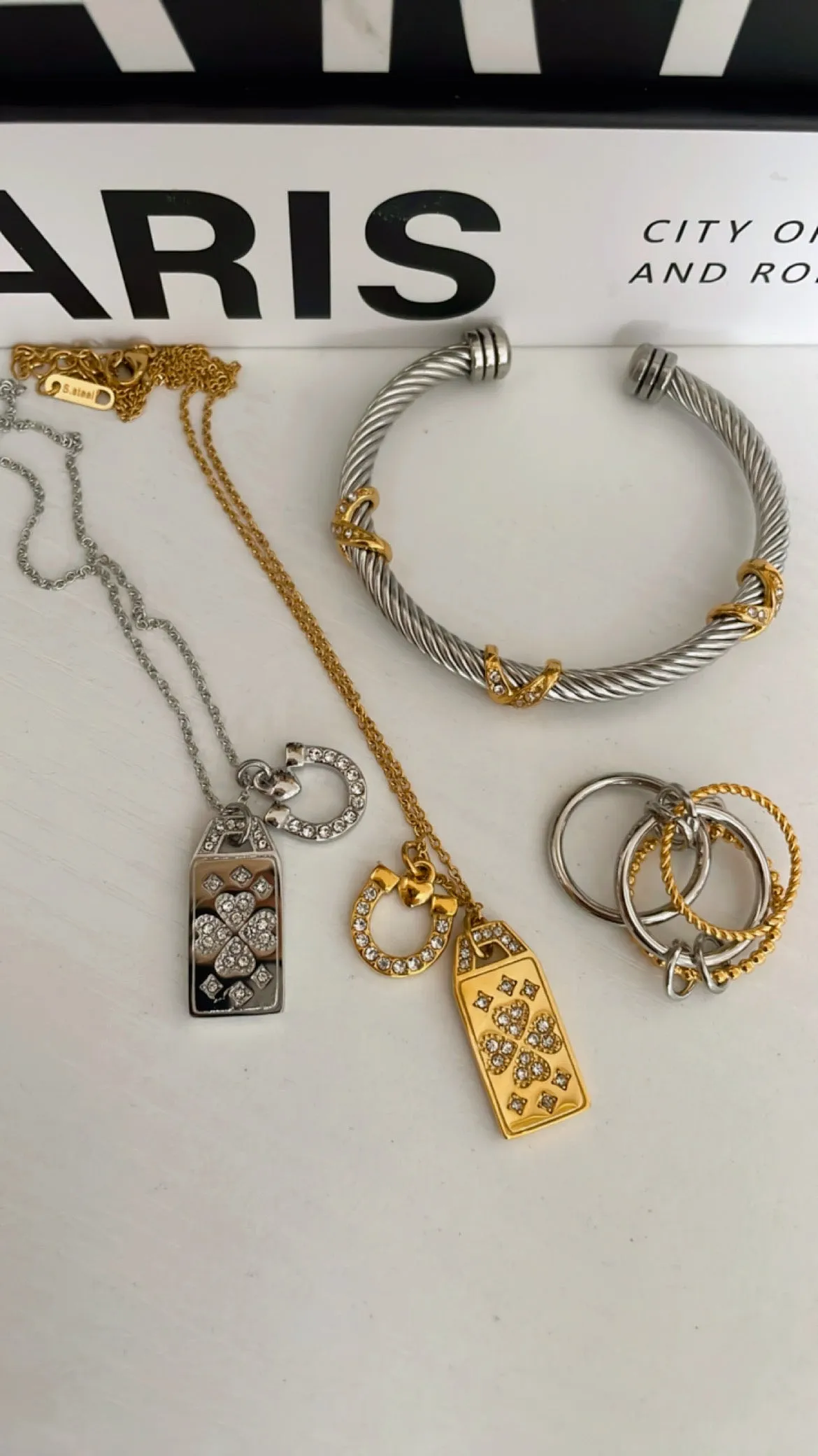 Diamond Charm Necklaces