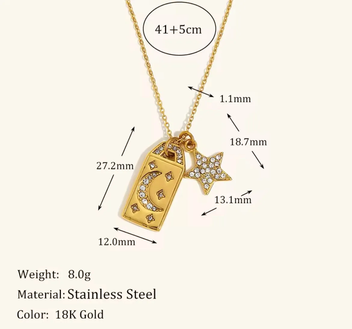 Diamond Charm Necklaces