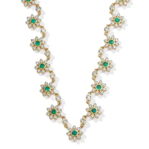 Diamond Flower Necklace