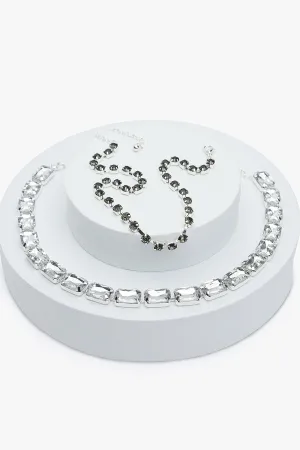 Diamond Silver Necklace