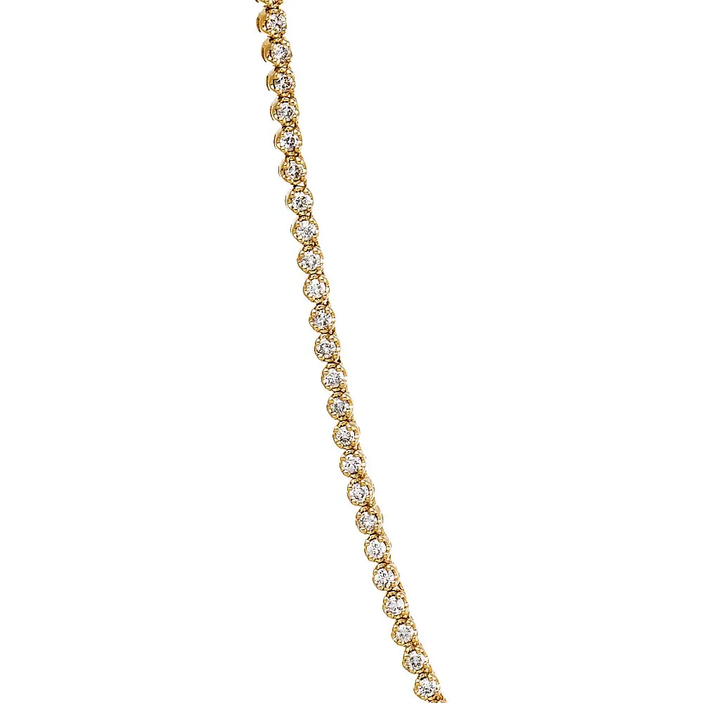 Diamond Tennis Choker 14K