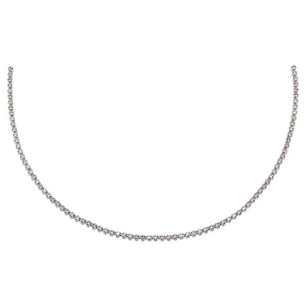 Diamond Tennis Choker 14K