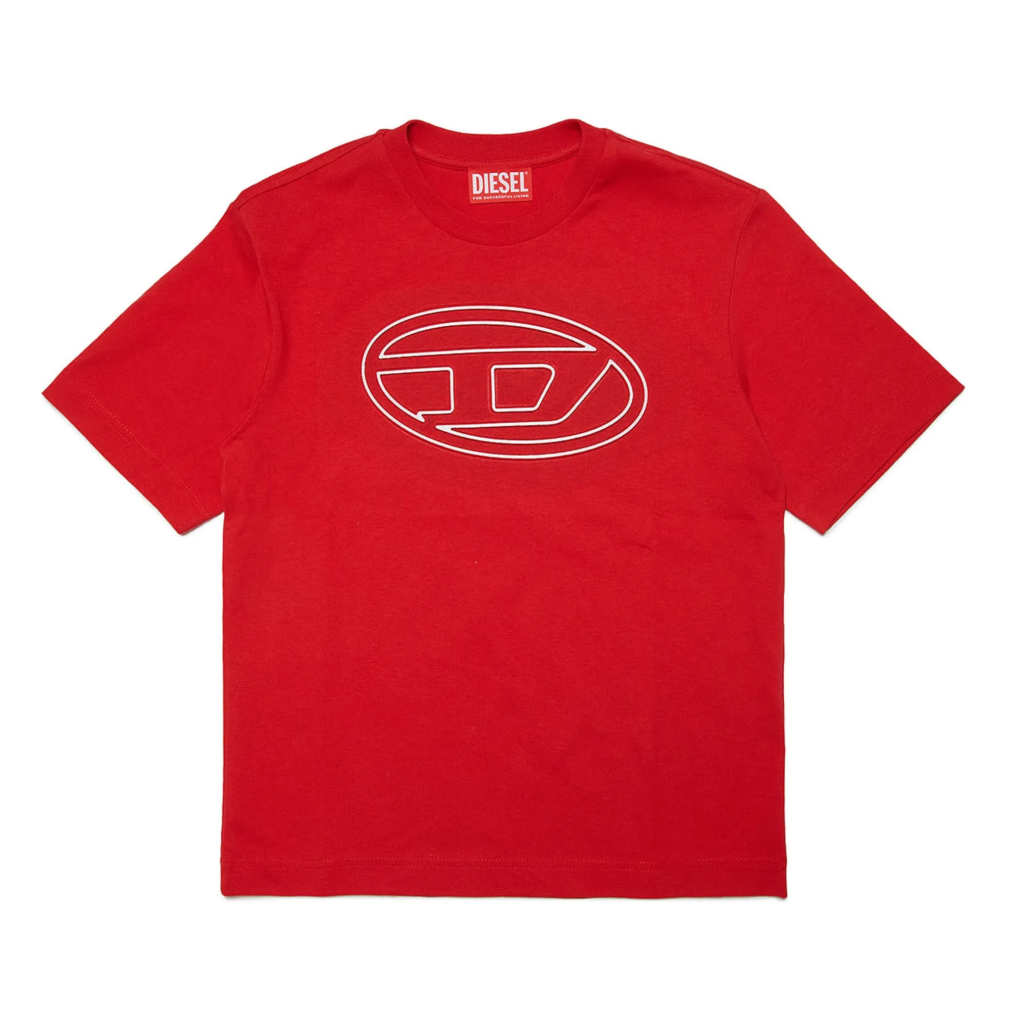 Diesel Red Oval Logo T-Shirt