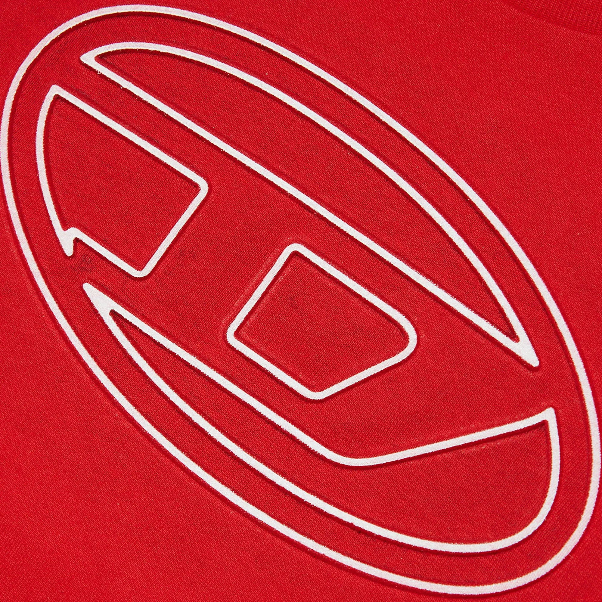 Diesel Red Oval Logo T-Shirt