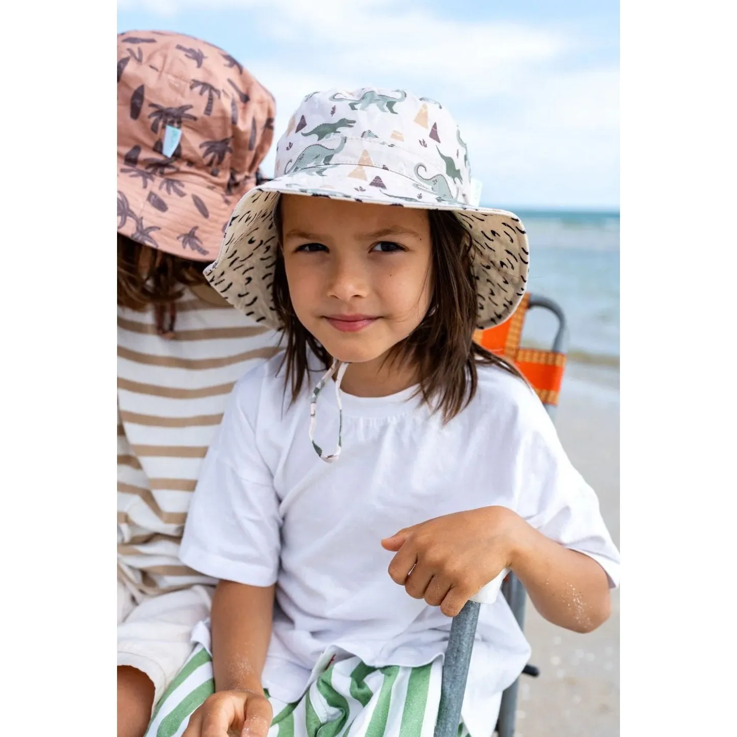 Dino Delight Wide Brim Bucket Hat