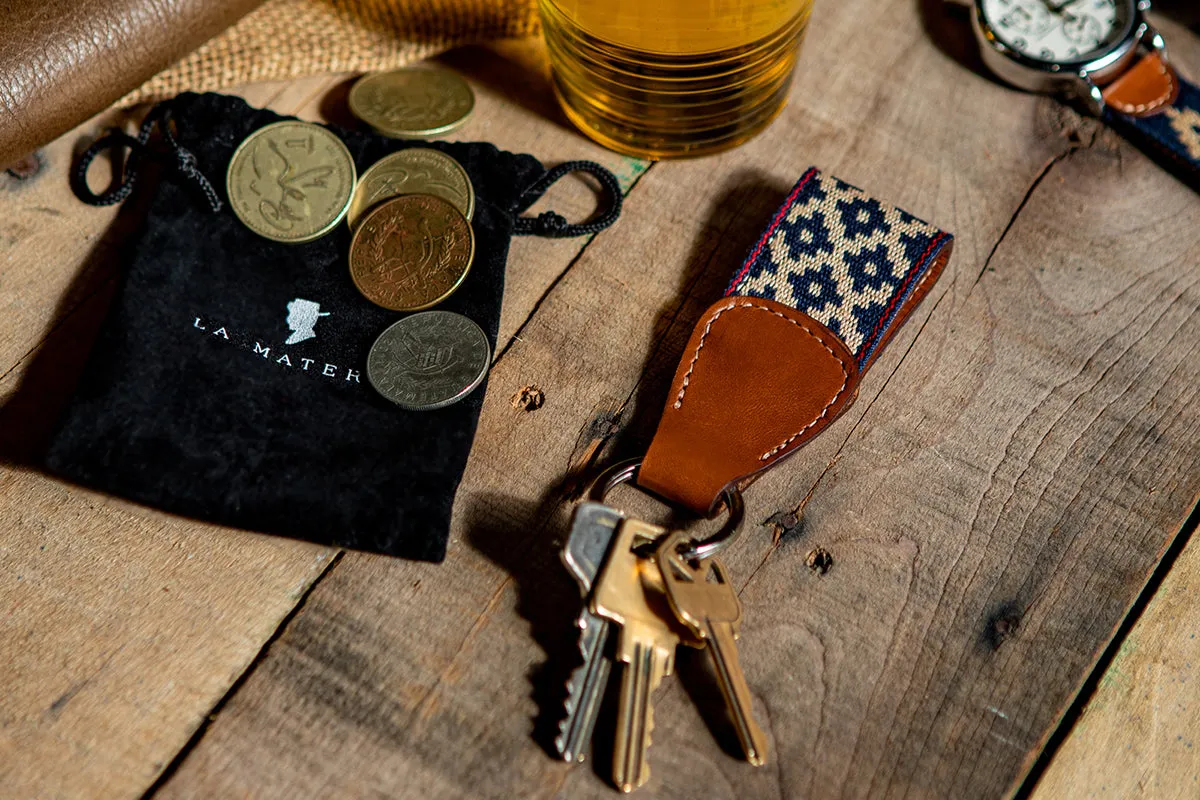 Diplomático Woven Keychain