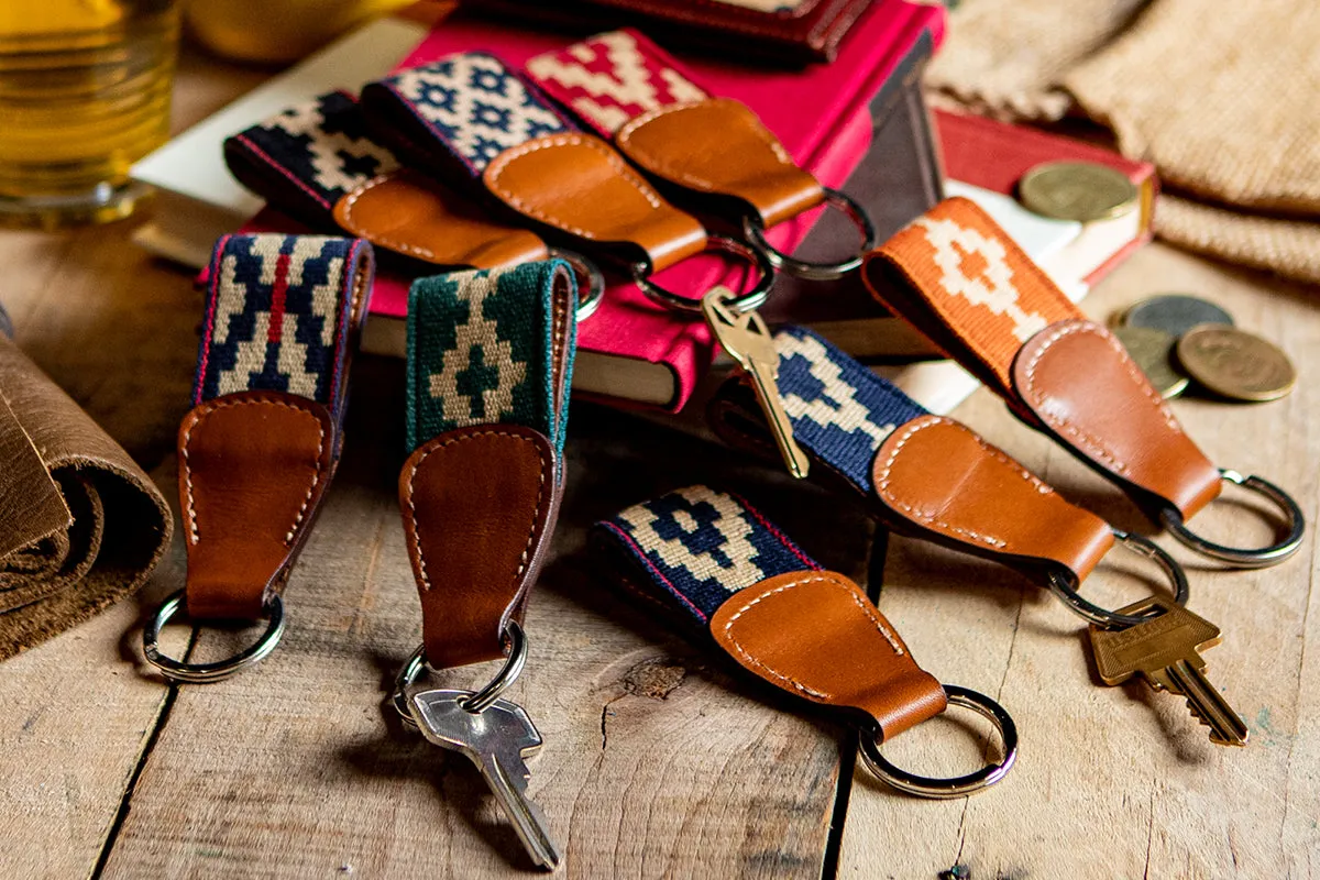 Diplomático Woven Keychain