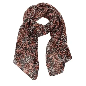 Dlux Leo Animal Print Silk Scarf 93330