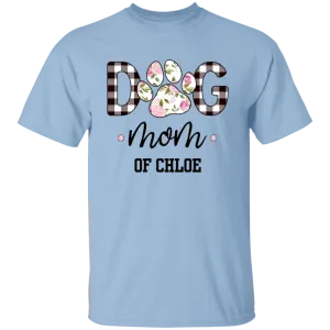 Dog Mom Personalized T-Shirt