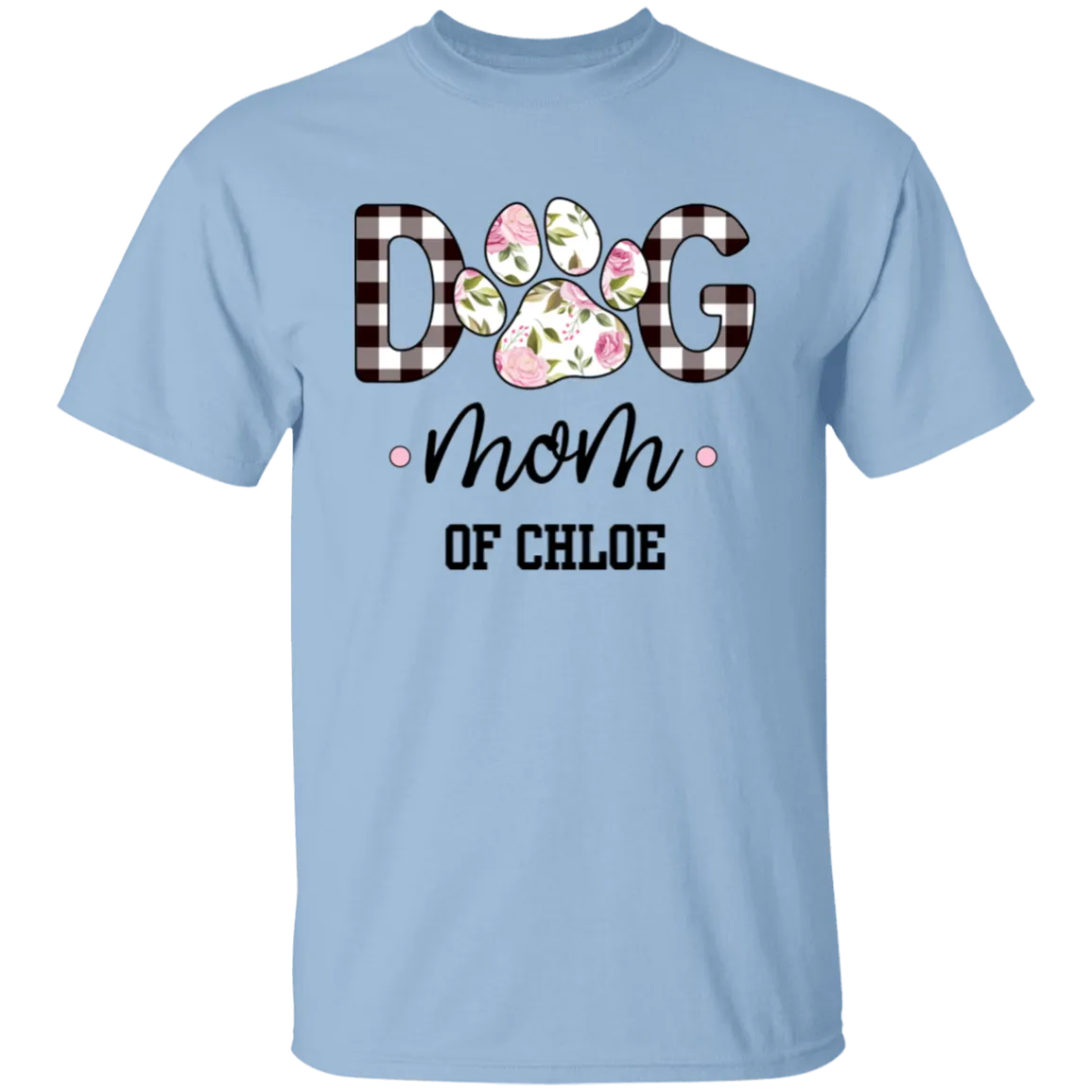 Dog Mom Personalized T-Shirt