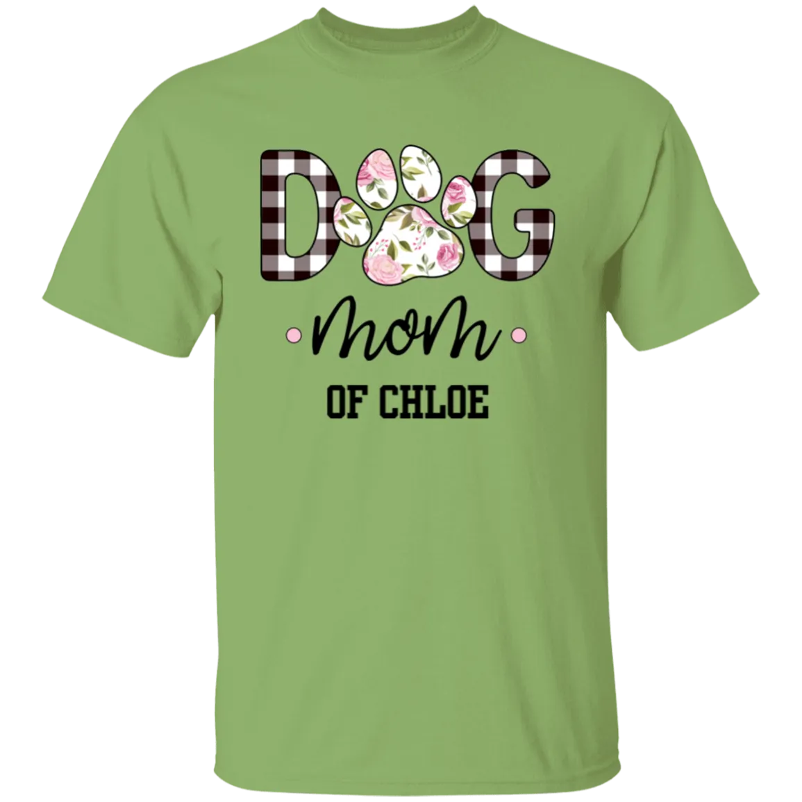 Dog Mom Personalized T-Shirt