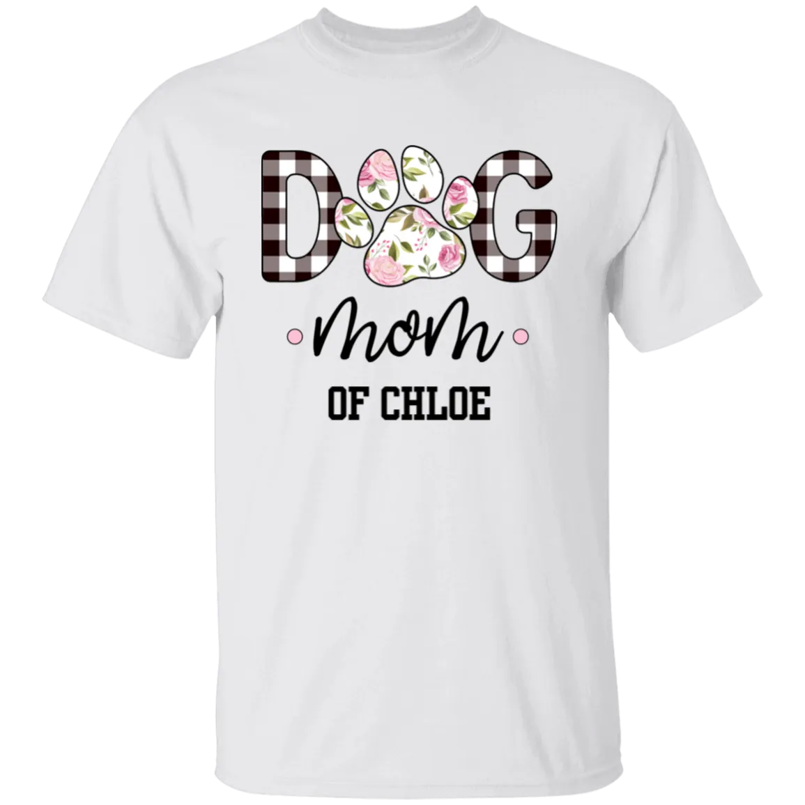 Dog Mom Personalized T-Shirt
