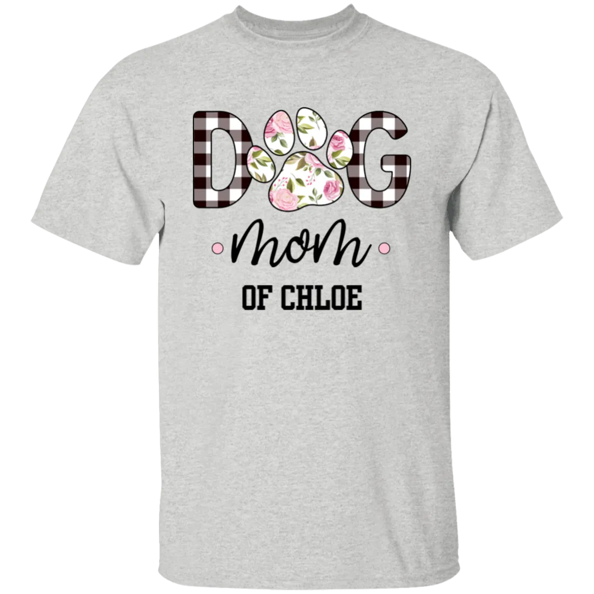 Dog Mom Personalized T-Shirt